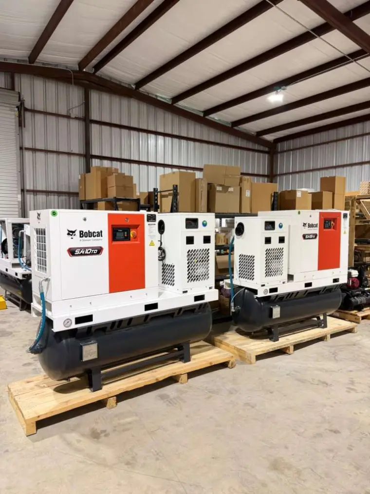 Compresores Bobcat listos para entrega