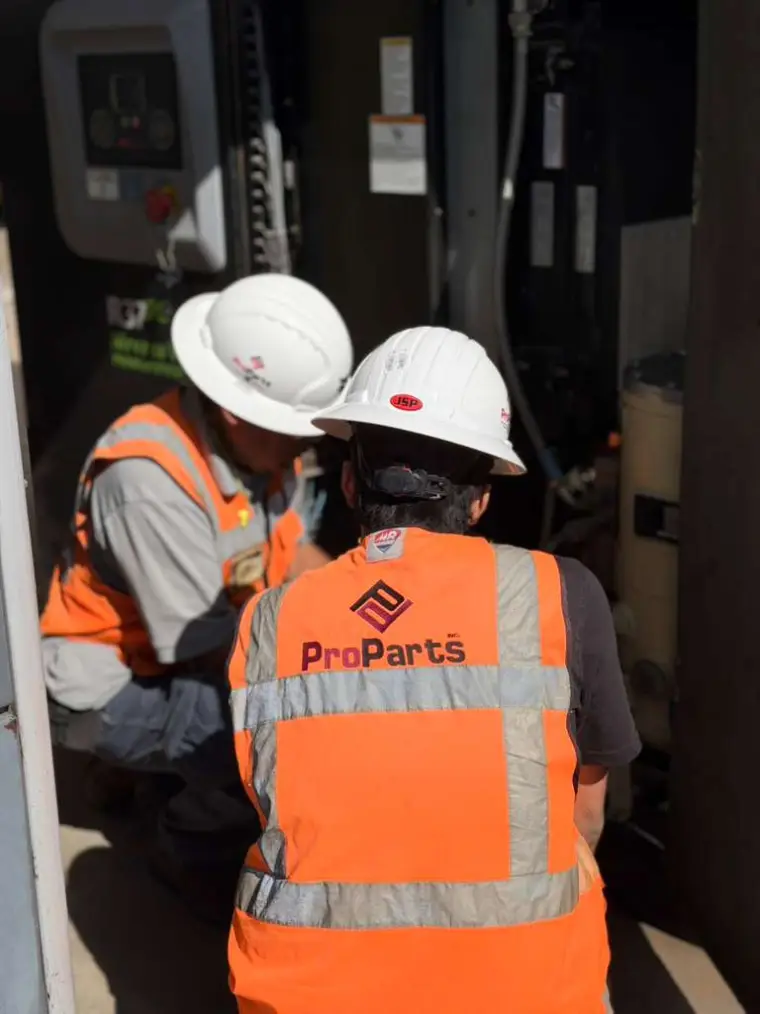 Servicio a compresor de tornillo Atlas Copco GA30